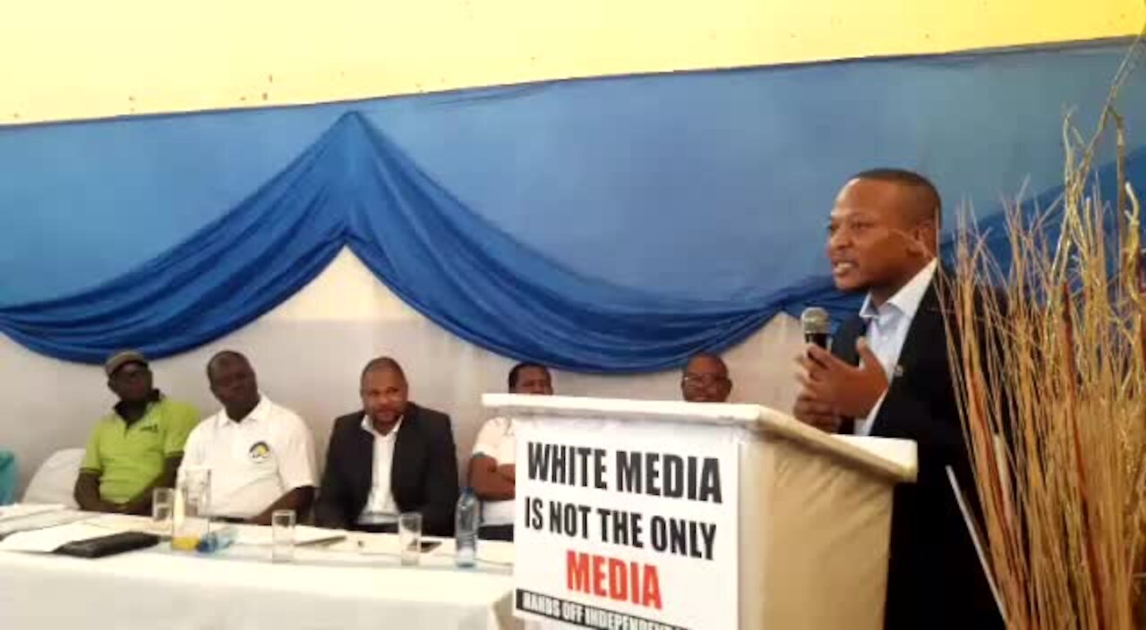 SOUTH AFRICA - Johannesburg - Support for Sekunjalo Independent Media (videos) (dMA)