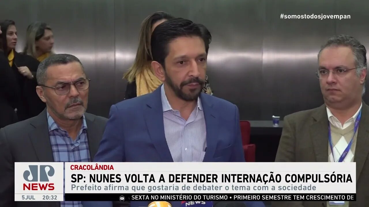 Ricardo Nunes volta a defender internação compulsória de dependentes químicos