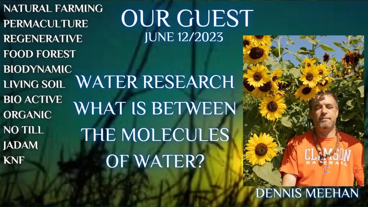 The Soil Matters Dennis Meehan Water Research