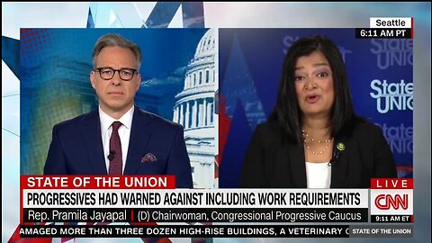 Dem Rep Jayapal Complains About Work Requirements