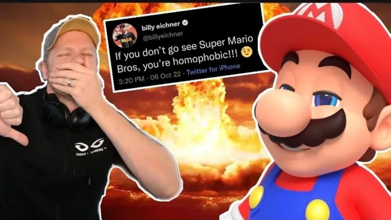 Bros Actor Gets DESTROYED After Joke BACKFIRES About Super Mario Movie