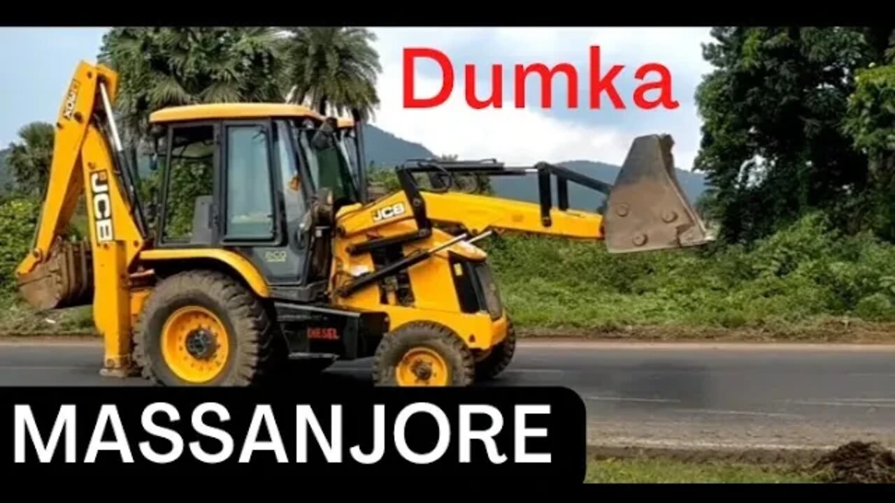 Massanjore dumka road work@mithun utpal banerjee vlogs