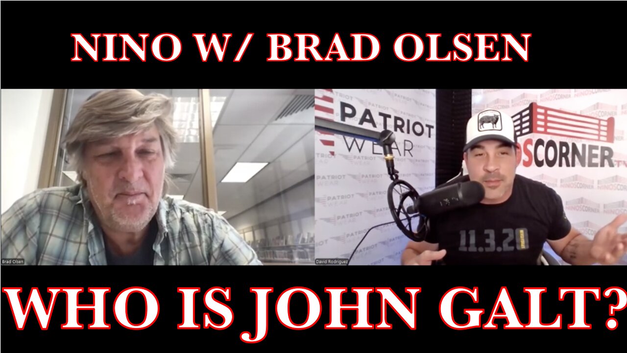 NINO W/ Brad Olsen "WTF IS BURNING MAN? An Art Festival Or New Age Religion?" JGANON, SGANON