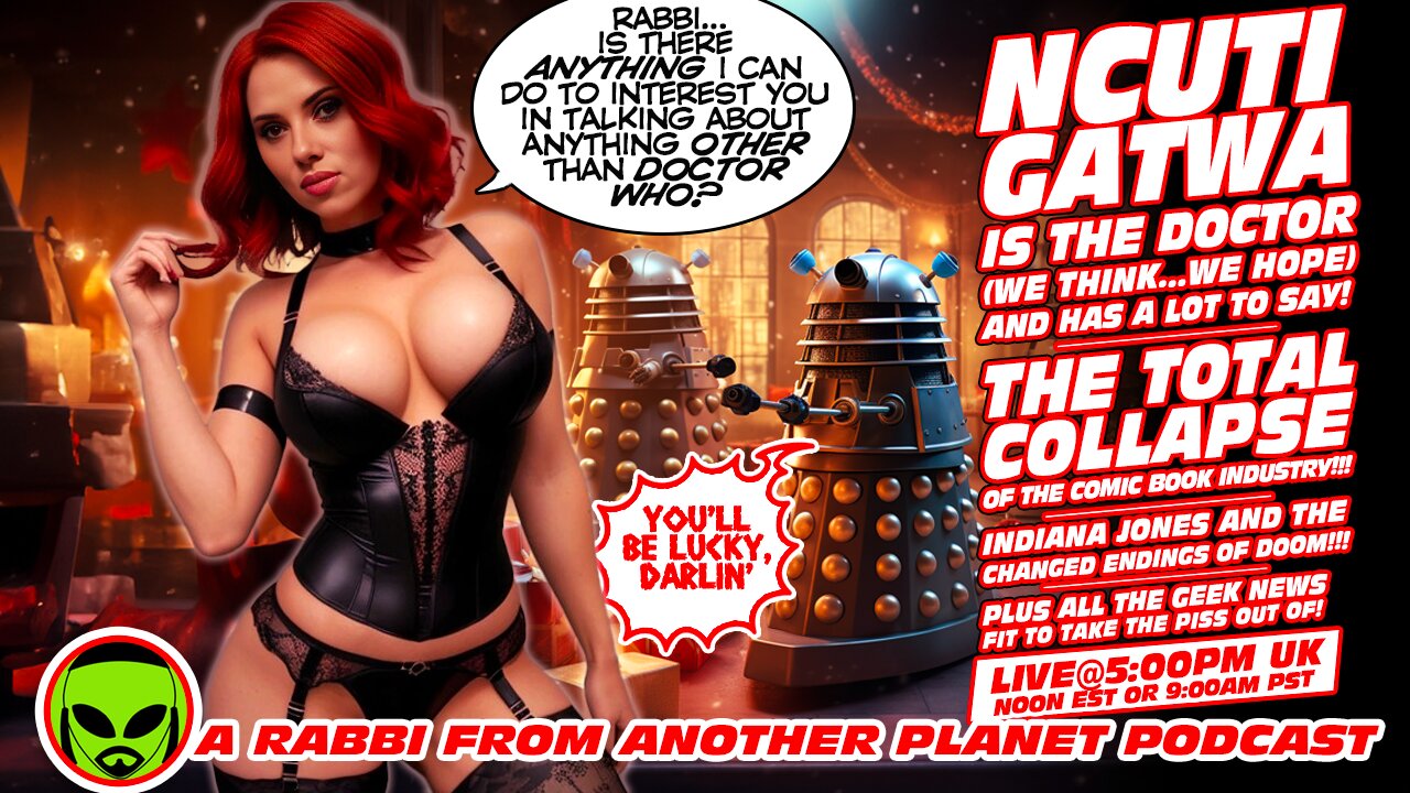 LIVE@5: Doctor Who Ncuti Gatwa SPEAKS!!! Indiana Jones!!! The Collapse of the Comic Book Industry!!!