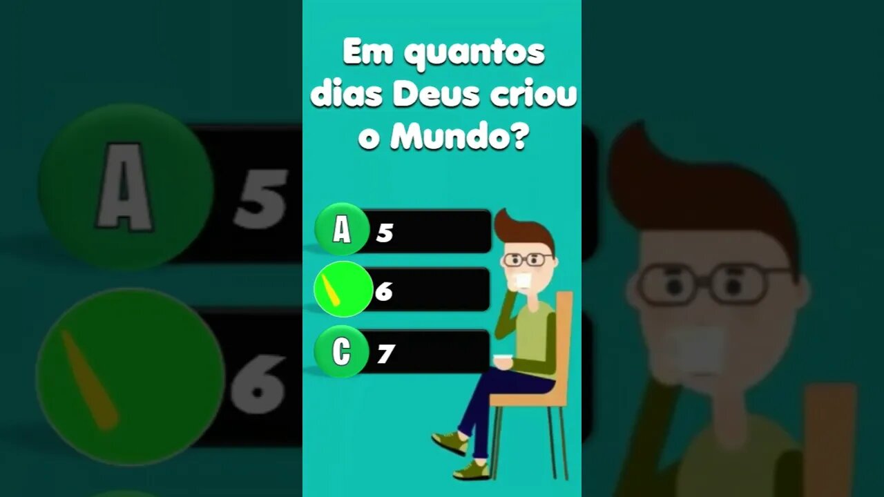 EM QUANTOS DIAS DEUS CRIOU O MUNDO?! #shorts #perguntaserespostas #biblia