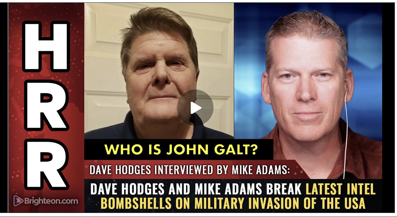 HRR W/ Dave Hodges & Mike Adams break latest intel bombshells on military INVASION...JGANON, SGANON