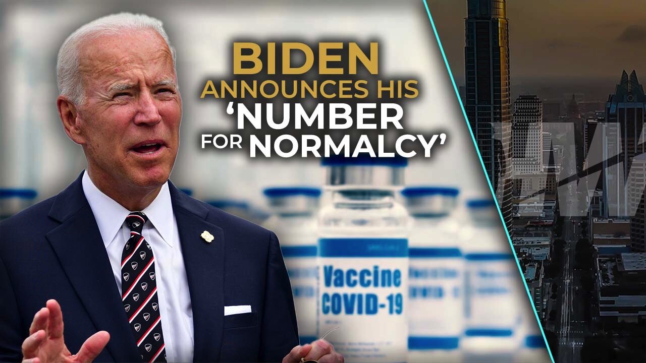 BIDENS ANNOUNCES HIS ‘NUMBER FOR NORMALCY’