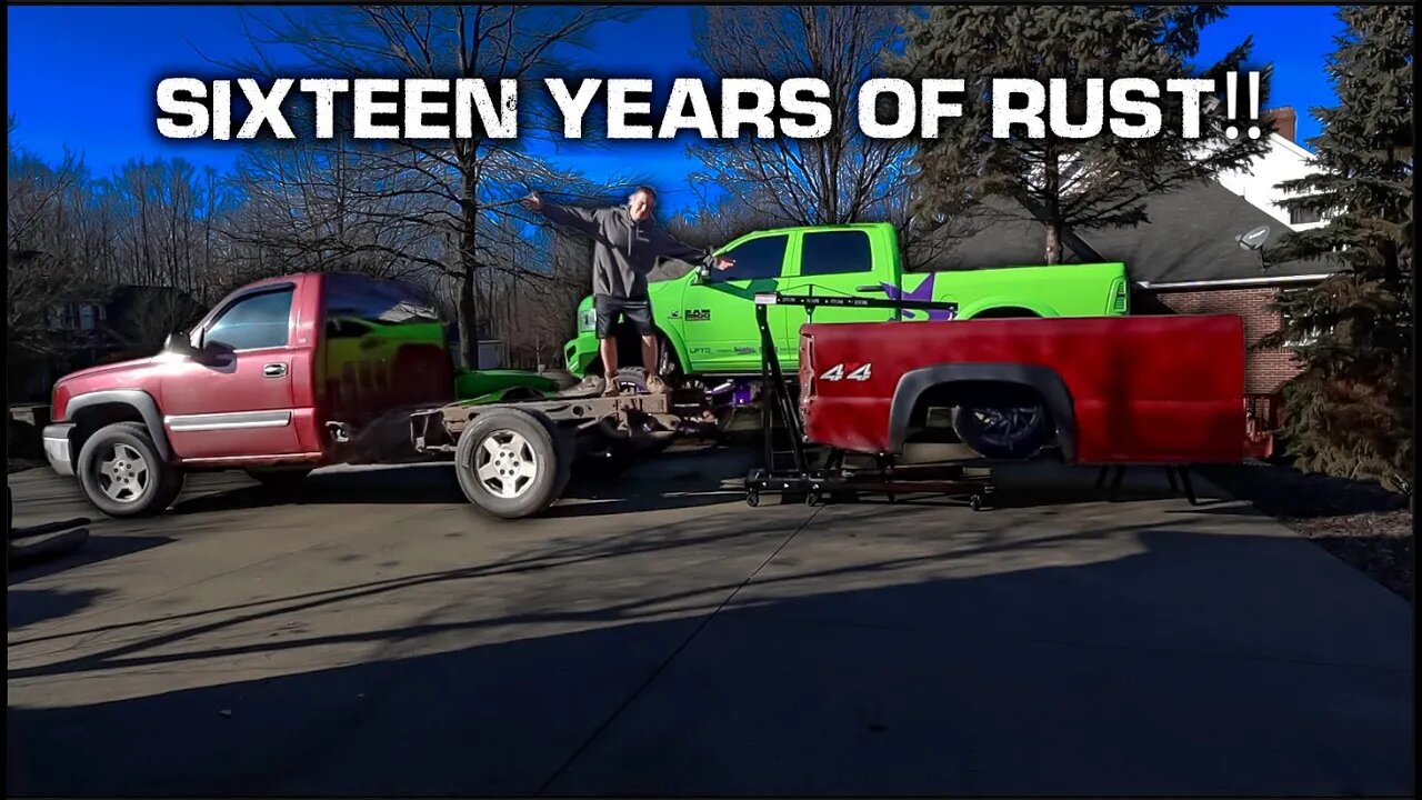 ITS WORSE THAN I THOUGHT | RUSTY SILVERADO FRAME RESTORATION!!!