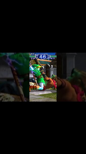 #shorts LINK NO SOUL CALIBUR 2 - GAME CUBE #gameplay #link #zelda #soulcalibur2