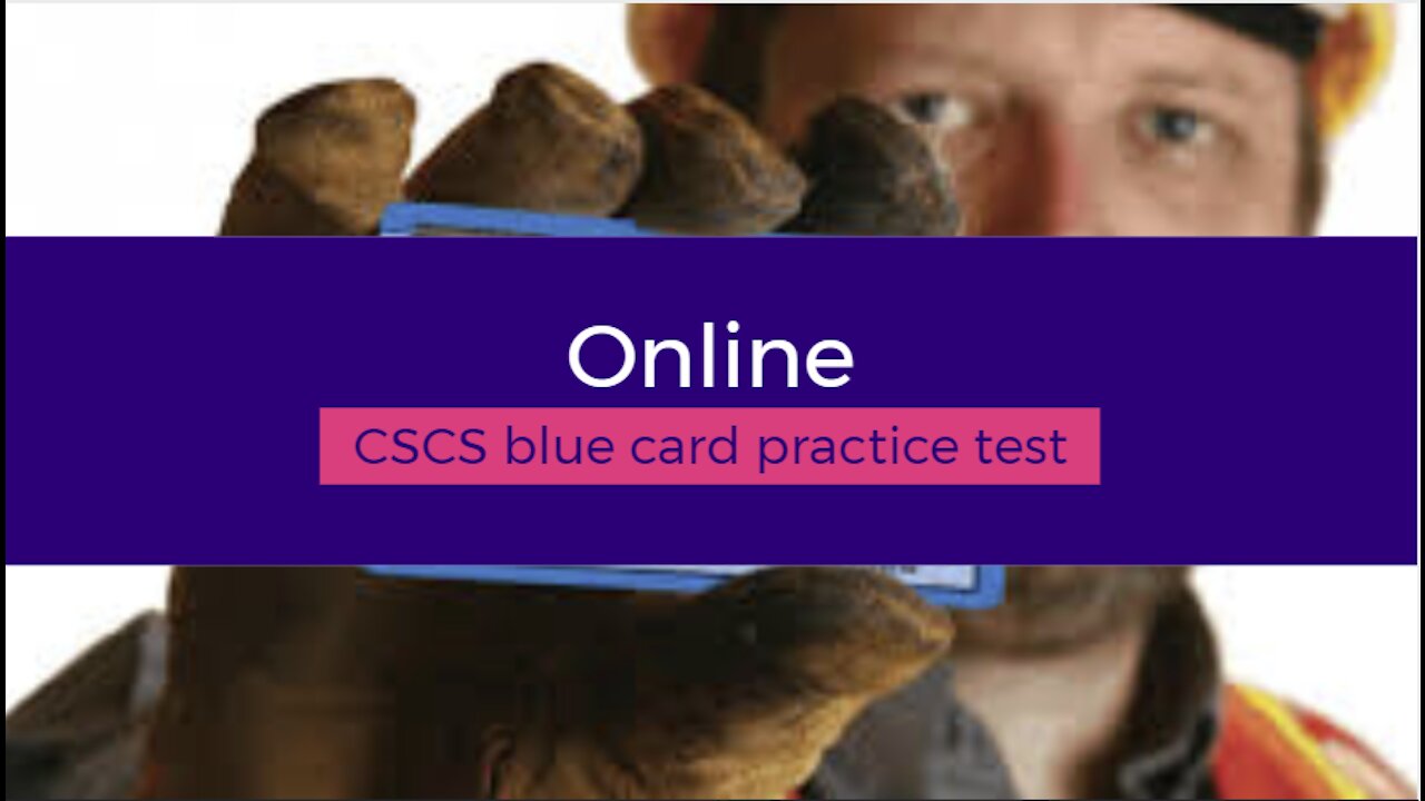 CSCS blue card practice test
