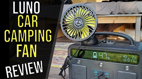 Luno Car Camping Fan REVIEW for Vanlife NEW 2021