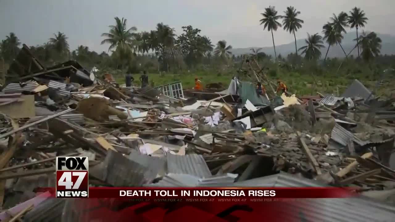 More than 1,200 were killed in Indonesia quake, tsunami