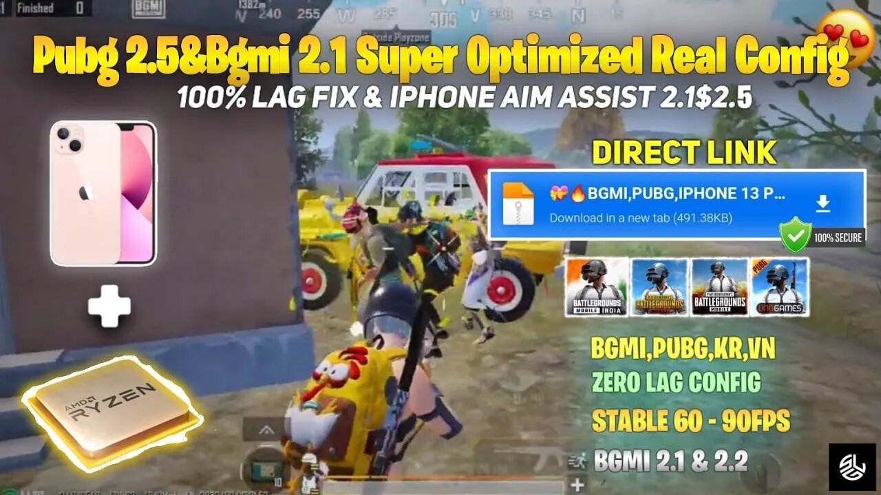 Pubg2.5,Bgmi Lag Fix Config 2.1,🔥Unlock 60 Fps+Super Smooth,Pubg Kr+Gl+Bgmi,New Config Pubg 2.5,2.1