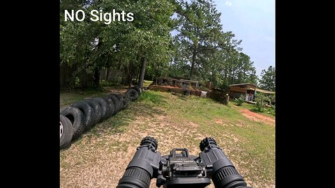 HITTING TARGETS WITH NO SIGHTS