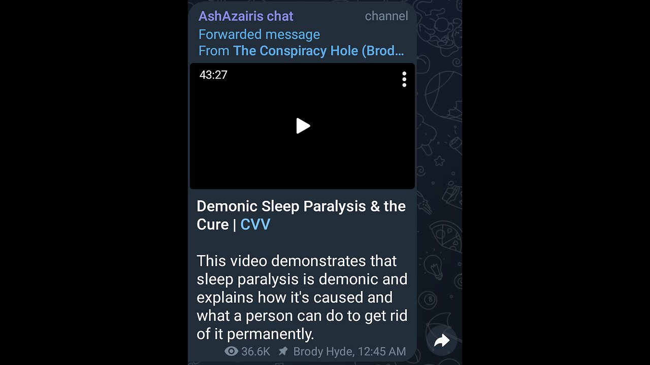 Documentary: Sleep Paralysis and Its Cure