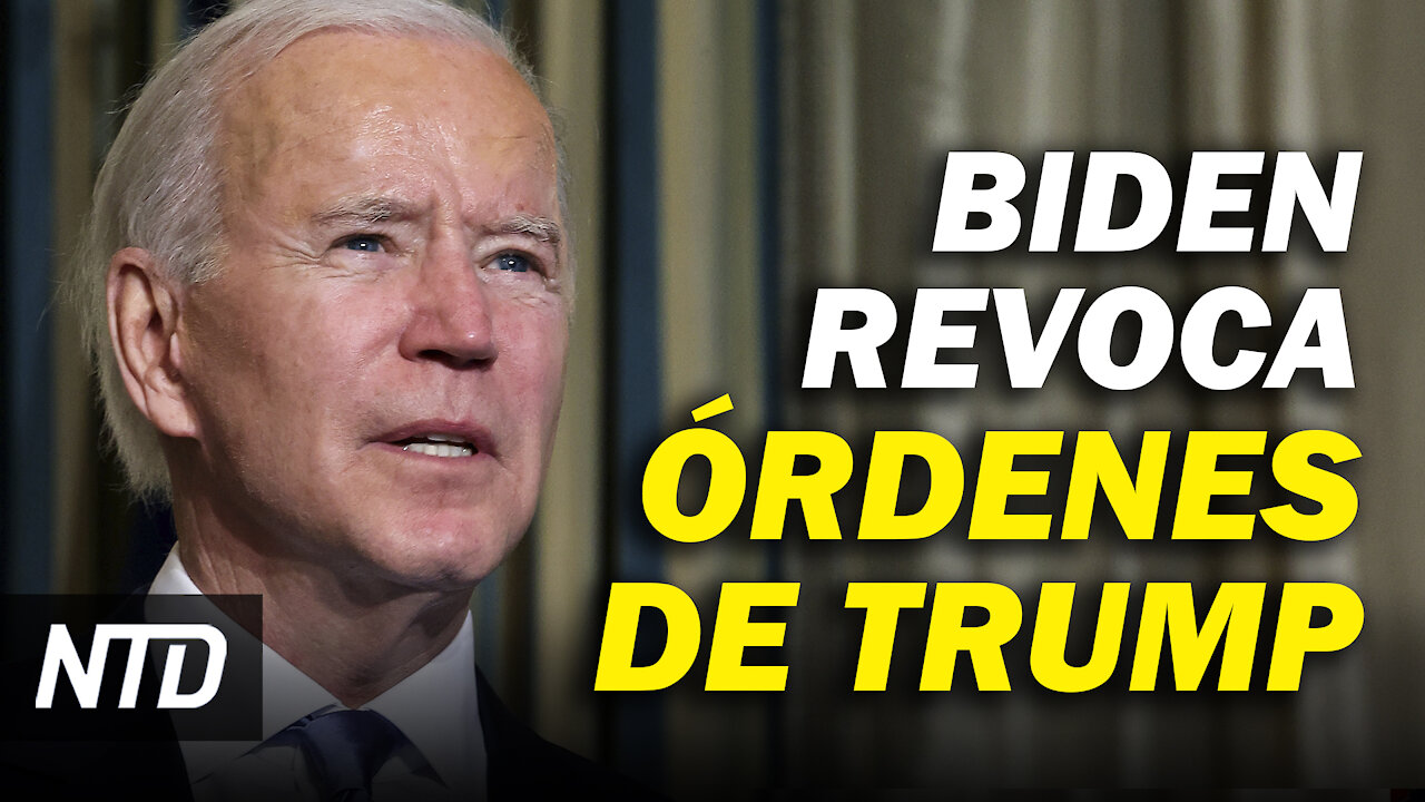 Biden revoca órdenes ejecutivas de Trump; Chuck Schumer asume como líder del Senado | NTD