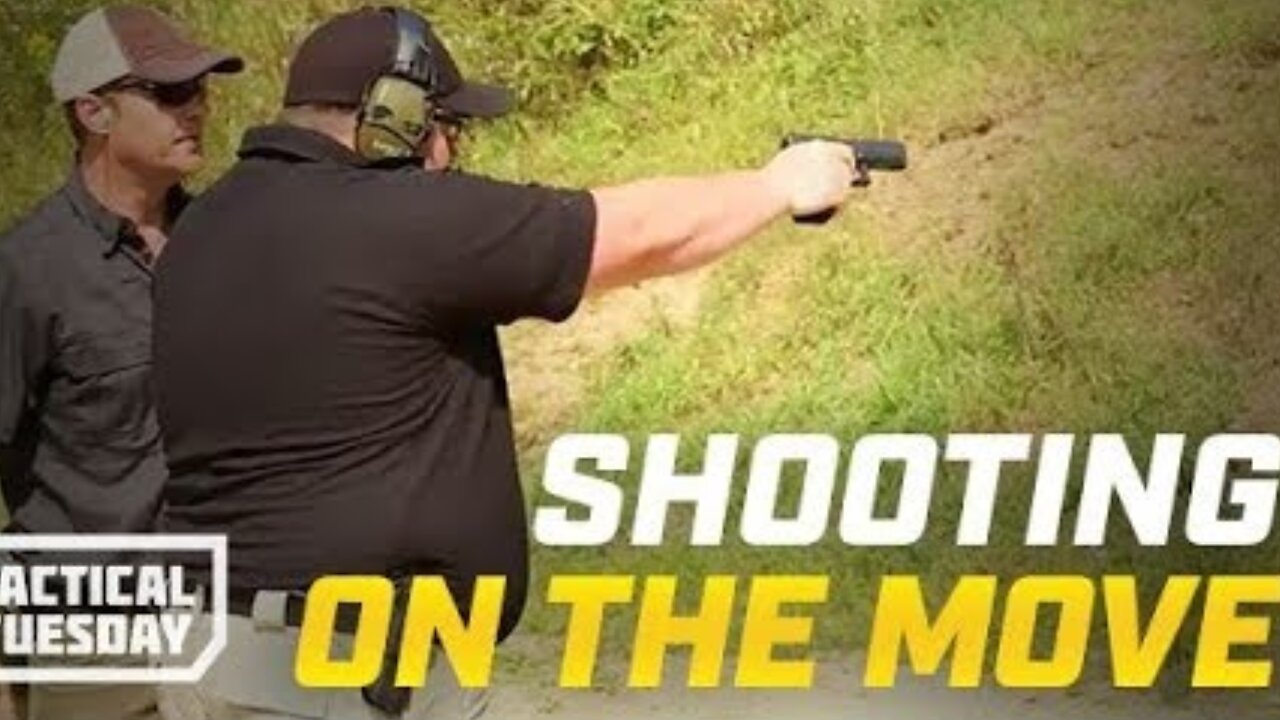 How to Shoot a Gun While Moving - The Jostle Drill