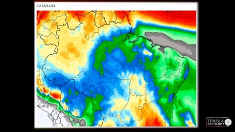 Risco de granizo e temporais em MG e MS. Temperaturas voltam ao padrão