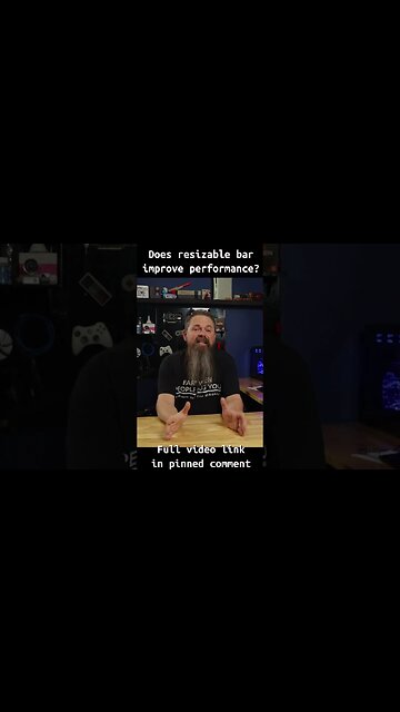 Does Resizable Bar Make Games Faster? #Shorts