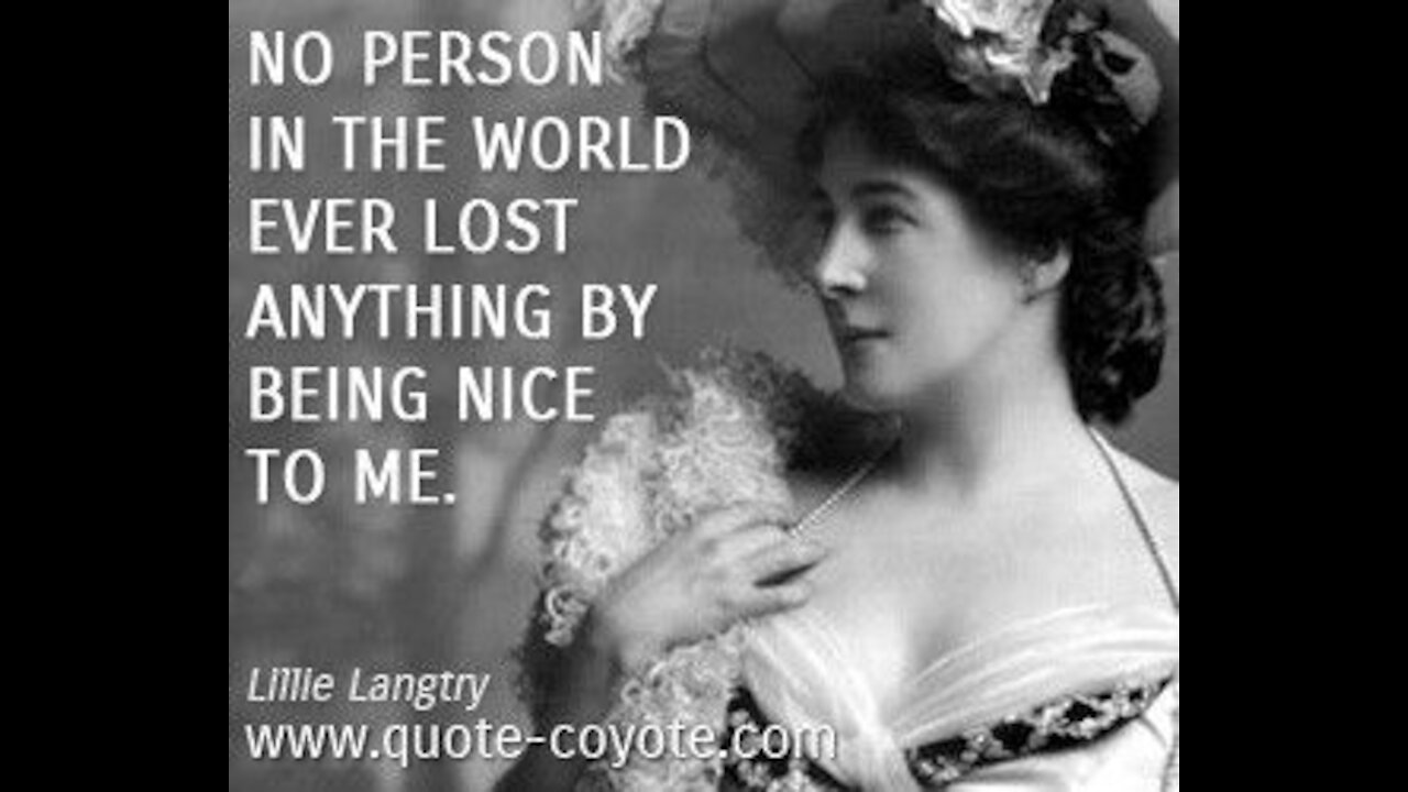 Blazing The West - The Story of Lilly Langtrey