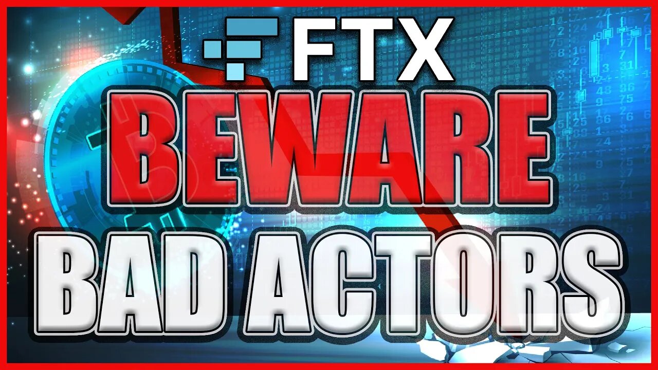 WARNING - Beware of Bad Actors in Crypto Right Now! 🛑