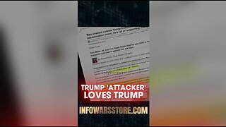 Alex Jones: Man Arrested For Trump Attack Turns Out To Be MAGA - 10/14/24