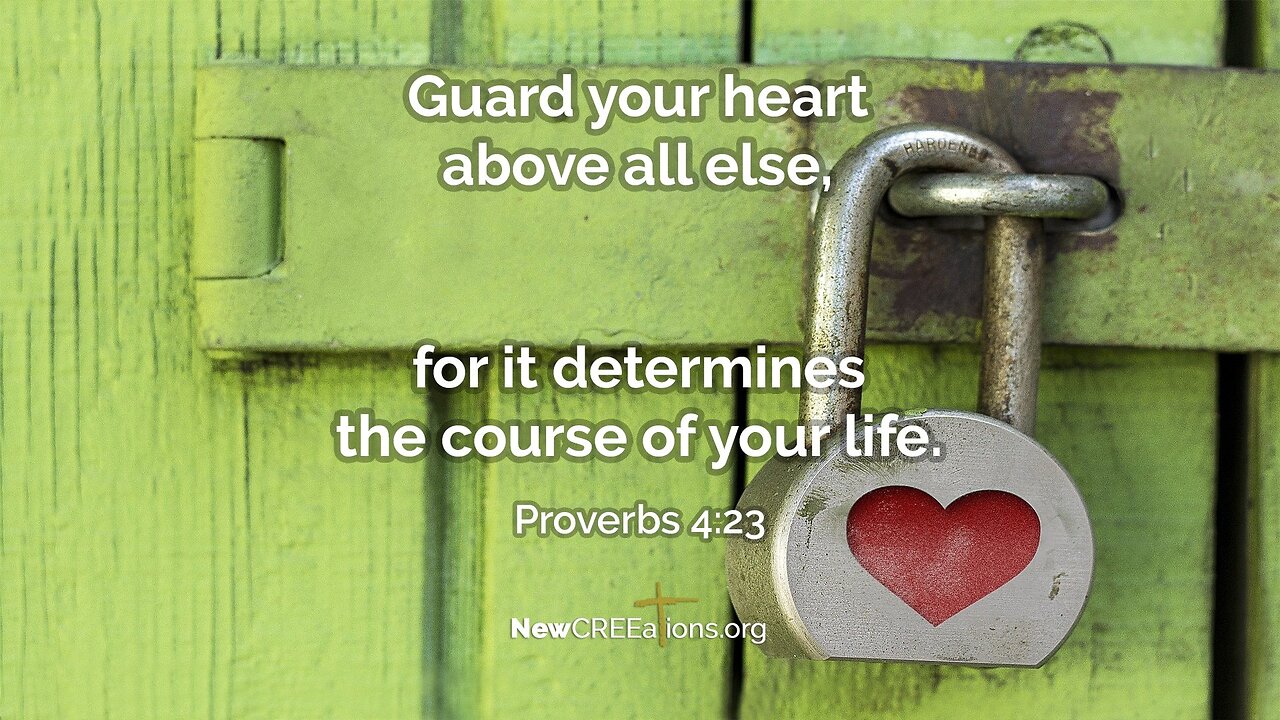 Verse Of The Day : Proverbs 4:23 NLT Guard Your Hearth Above All Else, For It Determines...