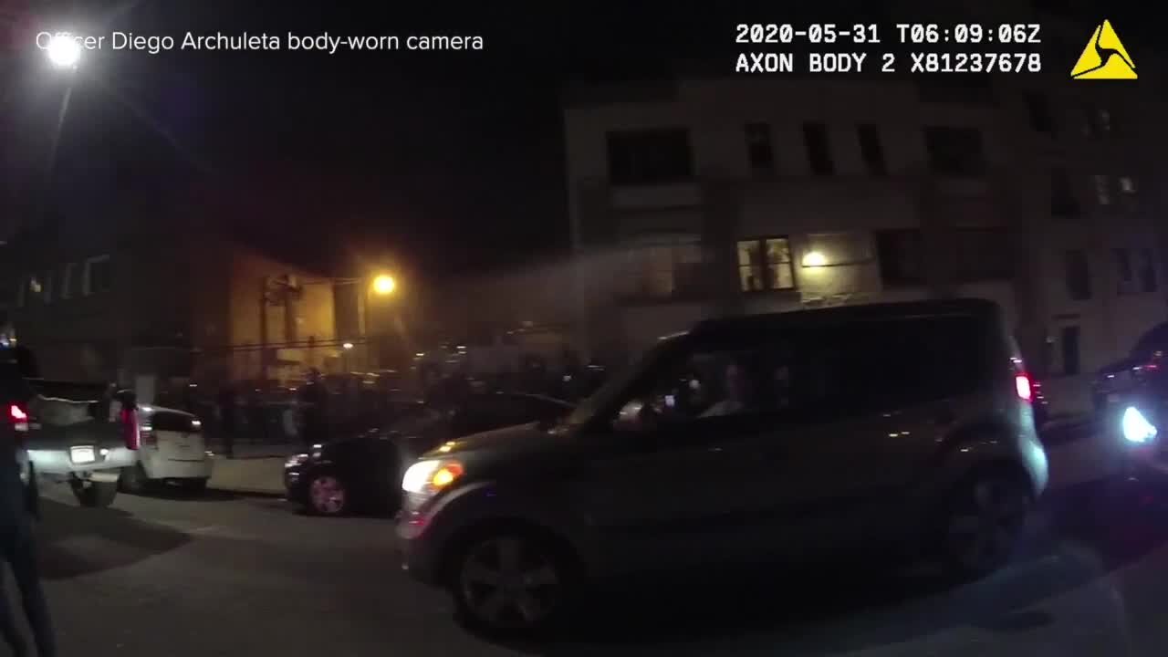 Body cam: 2 Denver police officers suspended for excessive force in last year's George Floyd protests