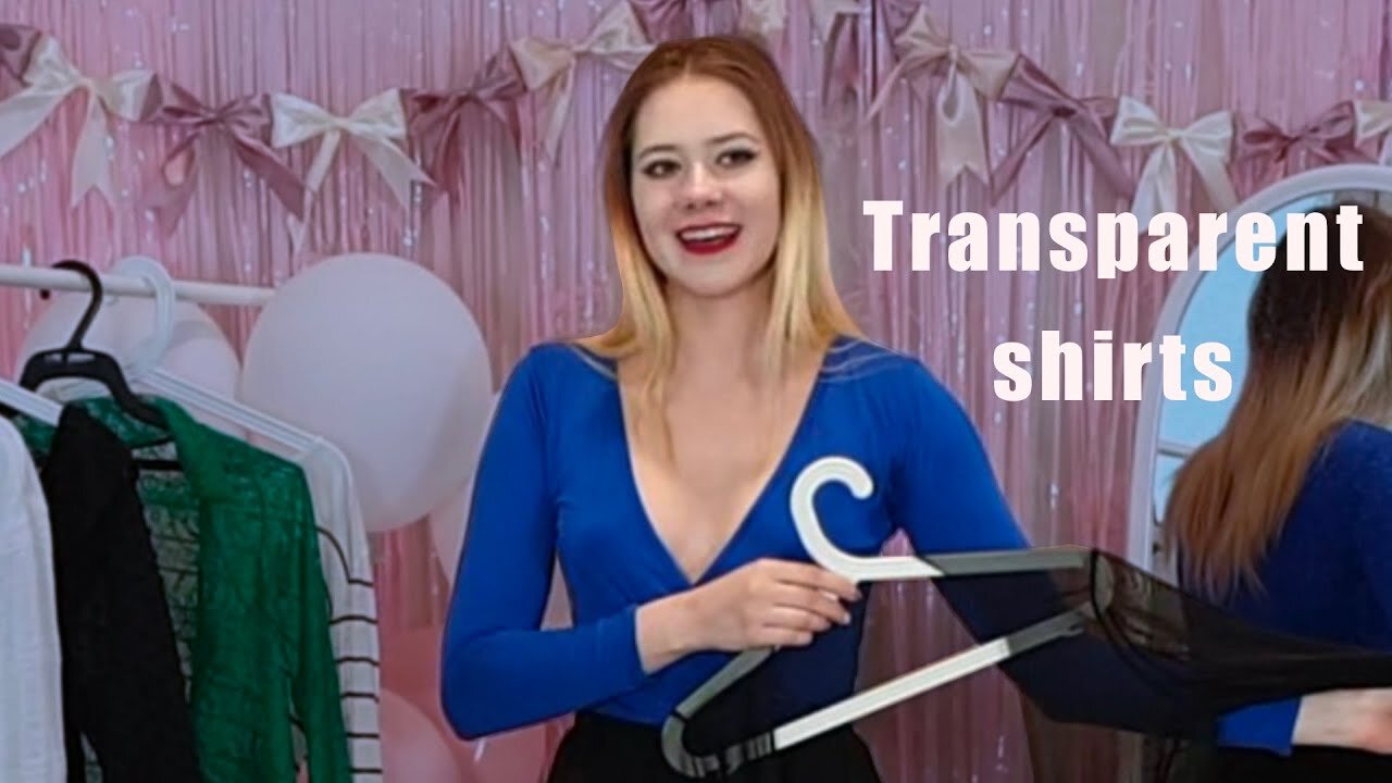 Five Stylish Looks with One Skirt: Trying on Transparent Shirts