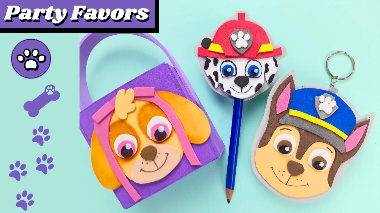 DIY - How to Make Paw Patrol Party Favors