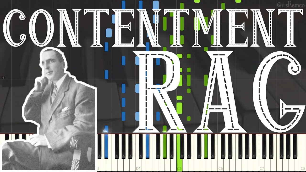 Joseph Lamb - Contentment Rag 1915 (Ragtime Piano Synthesia)