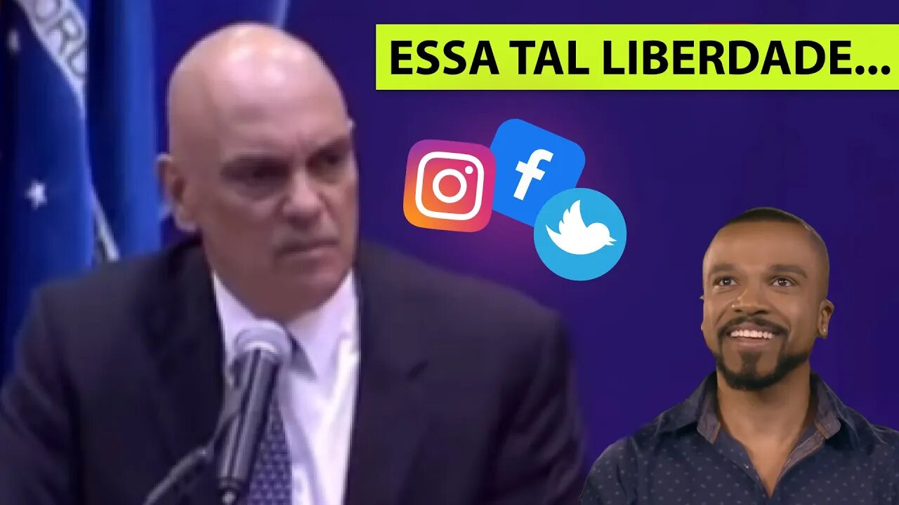 ALEXANDRE DE MORAES DEFENDE A REGULAMENTAÇÃO DAS REDES E ATACA O ANONIMATO!