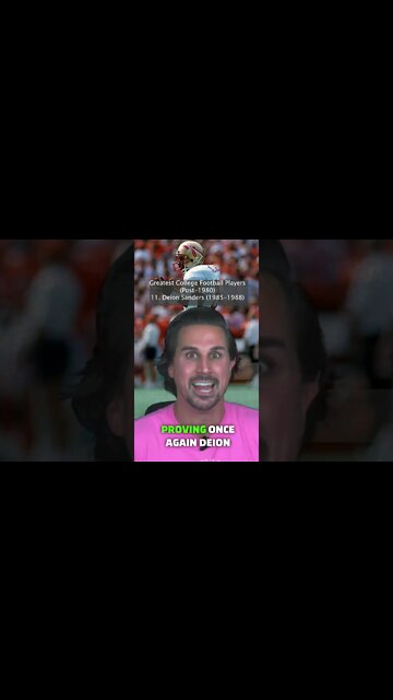 Deion Sanders LEGEND #shorts #football