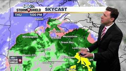 Michael Fish's NBC26 Storm Shield weather forecast