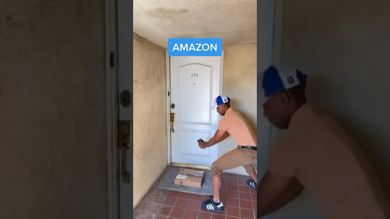 Amazon Delivery Worker Photoshoot? 🤣