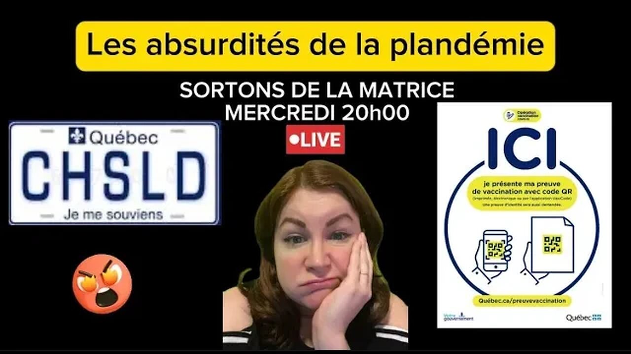 SORTONS DE LA MATRICE: JE ME SOUVIENS (PLANDÉMIE)