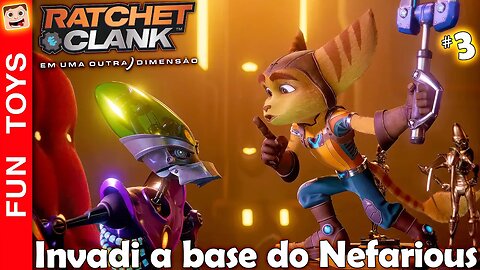 Usei um HACK-ARANHA e INVADI a BASE do Nefarious! Ratchet & Clank: Em Uma Outra Dimensão #3 🔧🤖 PT-BR