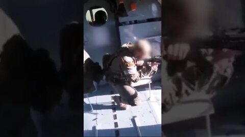The Mi-8 helicopter crew opened fire on Ukrainian saboteurs