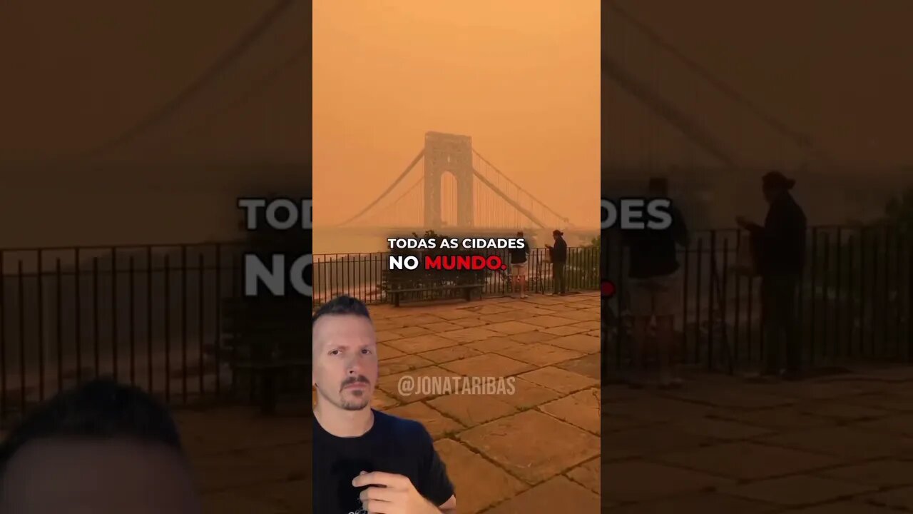 Fumaça Tóxica em Nova York 🔥 #shorts