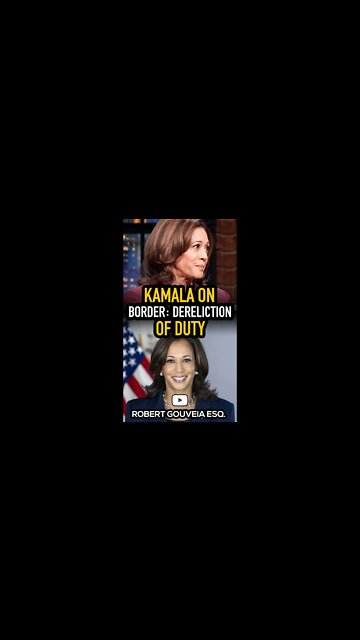 Kamala on Border: Dereliction of Duty #shorts