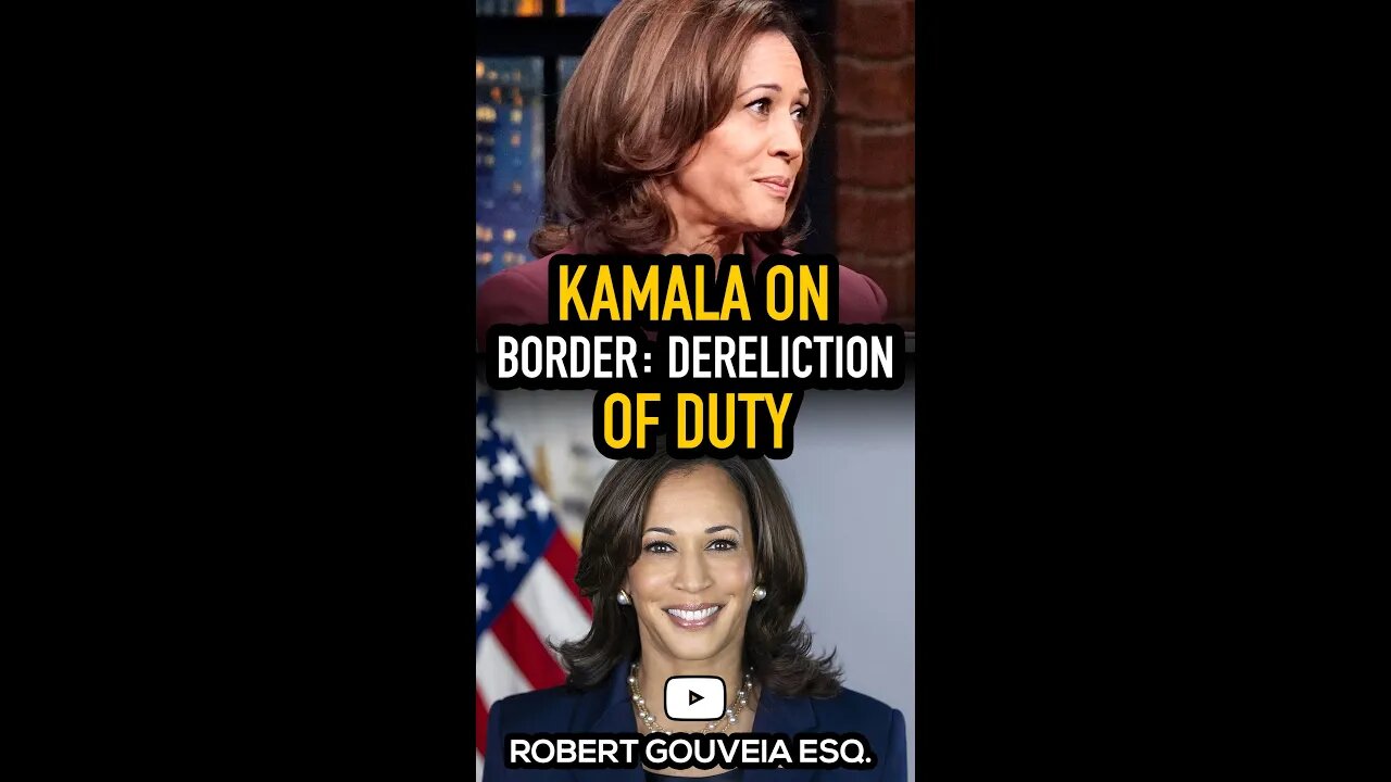 Kamala on Border: Dereliction of Duty #shorts