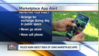 Police warn about risks of using marketplace apps