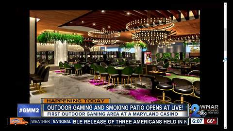 Outdoor gaming and smoking patio opens at Live! Casino