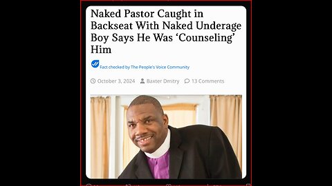 Naked Pastor Caught in Backseat With......