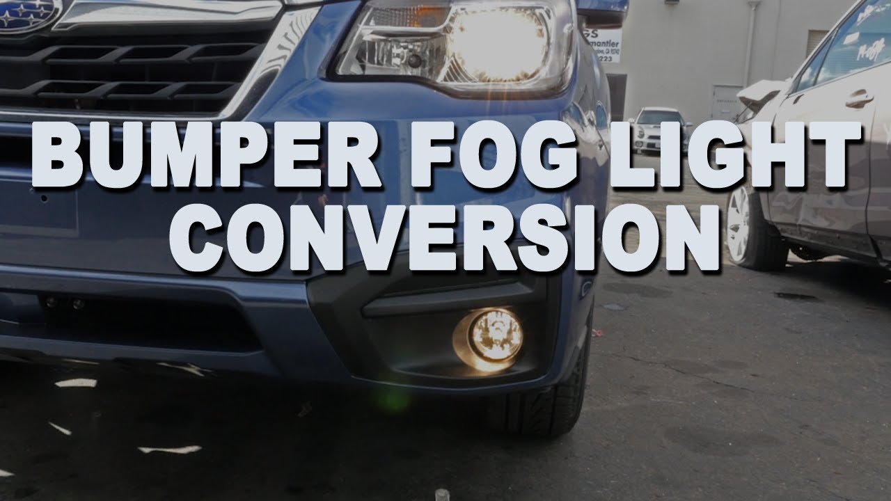 How to Upgrade a Front Bumper with a Fog Light Conversion - 2017 2018 Subaru Forester