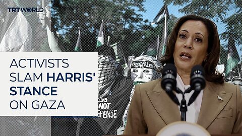 Anti-war activists criticise Kamala Harris’ stance on Gaza