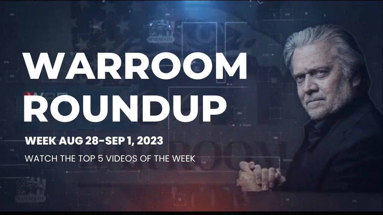 WarRoom Roundup with Jayne Zirkle (August 28-September 1, 2023)