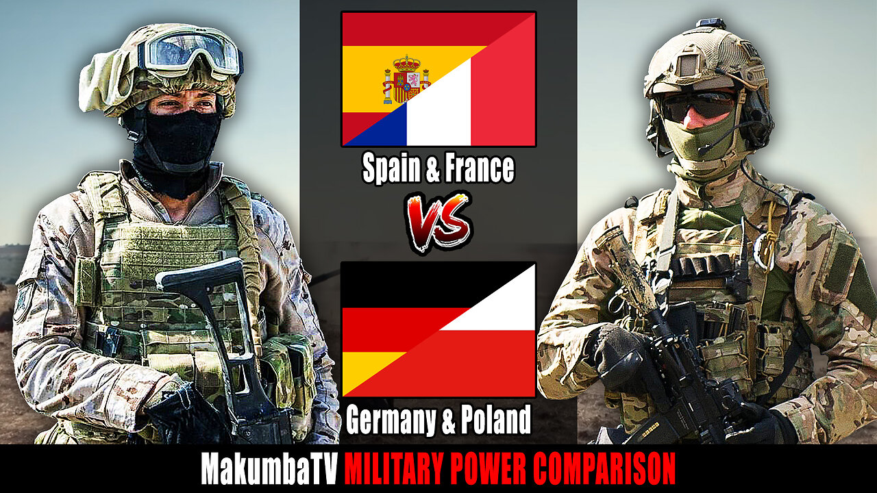 Spain & France vs Germany & Poland 2024 | Military Power Comparison