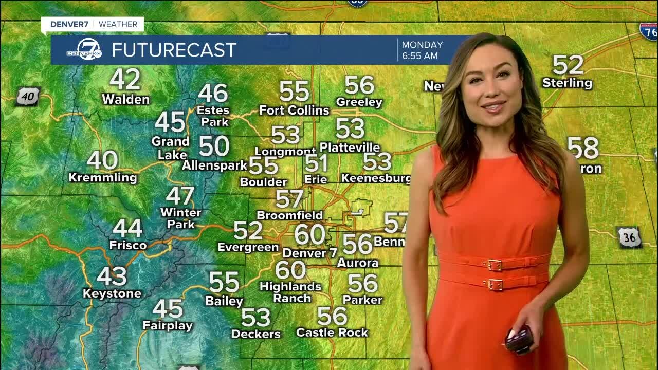 Monday 5:15 a.m. forecast
