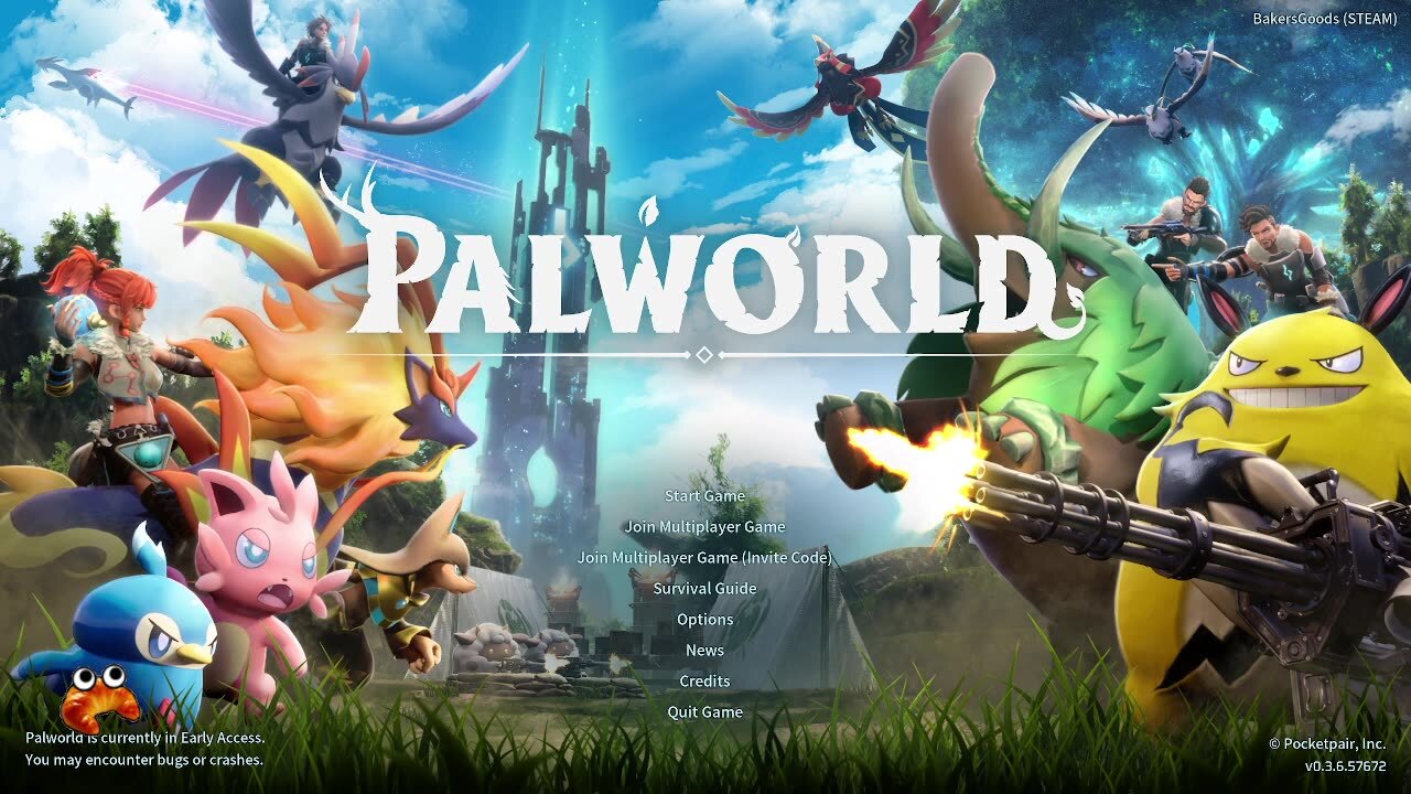 Vanilla Palworld (possibly with viewers)